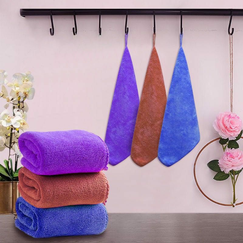 Kain lap tangan gantung towel handuk serbet/saputangan handuk lembut