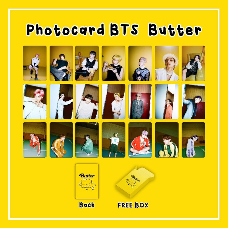 [PROMO] PHOTOCARD BTS BUTTER UNOFFICIAL / PHOTOCARD BTS / PHOTOCARD BUTTER / PHOTOCARD / BTS /BUTTER