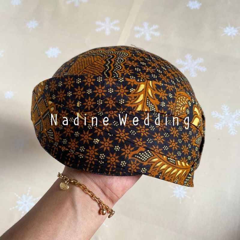 Blangkon Solo - Motif Jarik, Truntum Merak