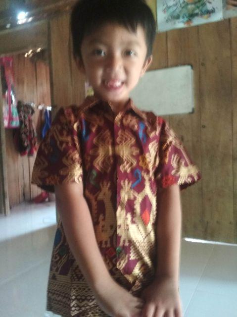 Batik Couple Keluarga Maura Gamis Prodo Modern Seragam Gayatri Kerja Sania Ori Ramadhani Rafa Family