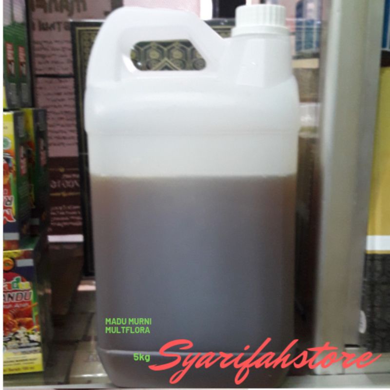 

Madu Murni Multiflora 5kg/ Kemasan Polos / Madu 5 kg / Madu Polosan 5 Kg