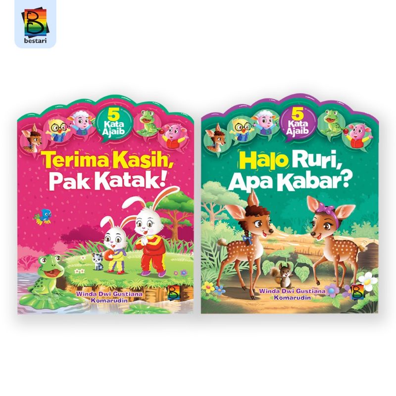 Jual Buku Cerita Anak - Buku Cerita Bergambar - Seri 5 Kata Ajaib ...