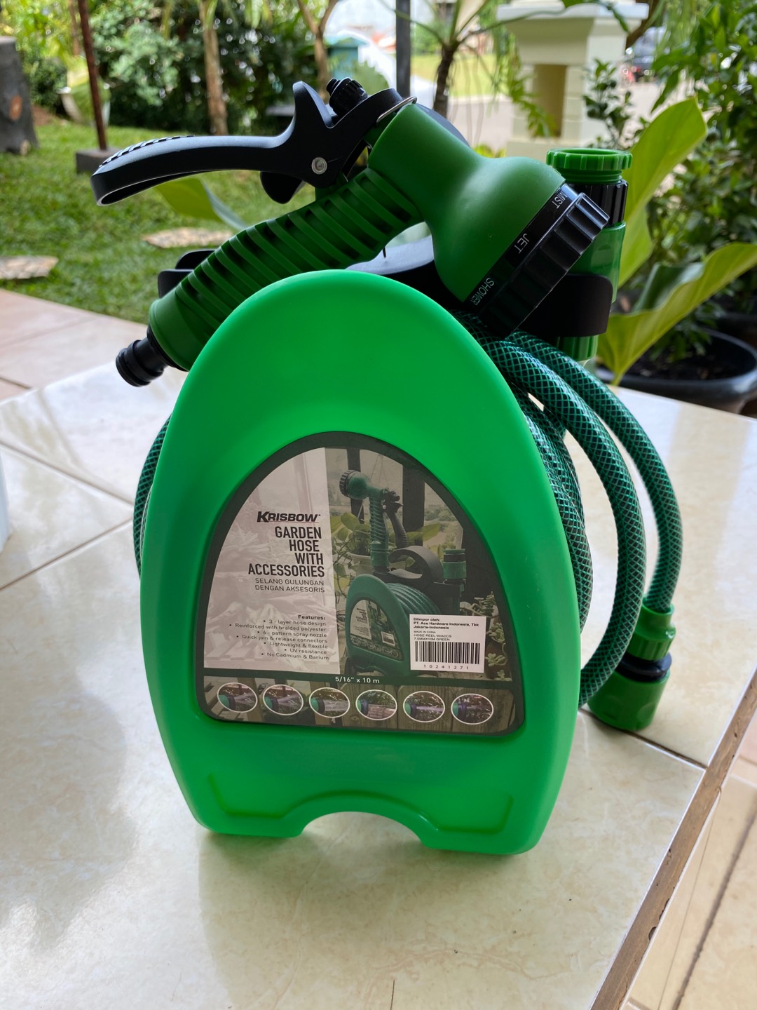 Krisbow Selang Taman Gulung 7.55 Mm X 10 Mtr