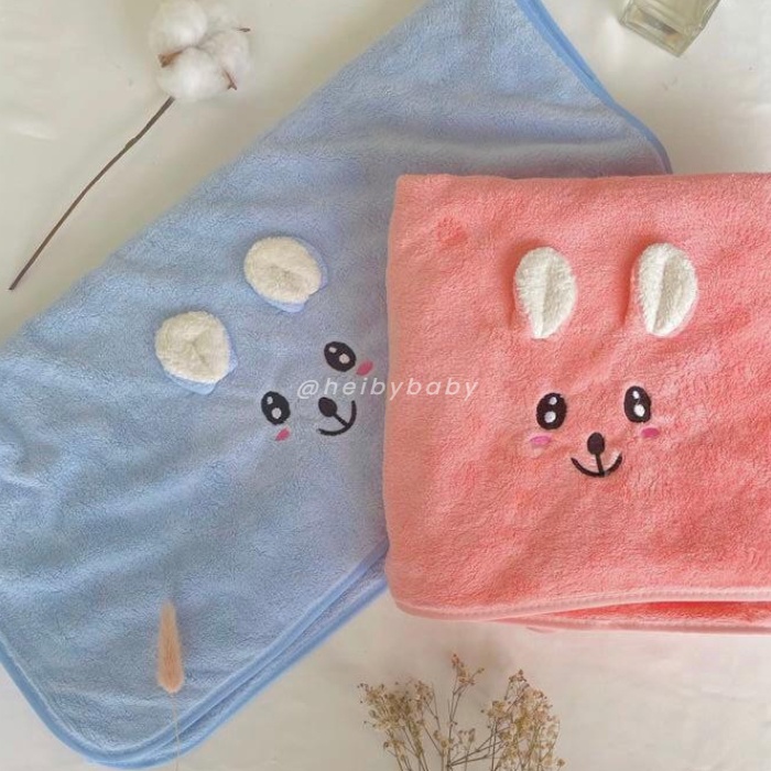 Cotton Candy Baby Towel / Handuk Bayi / Kado Bayi / Kado Lahiran (60x120)