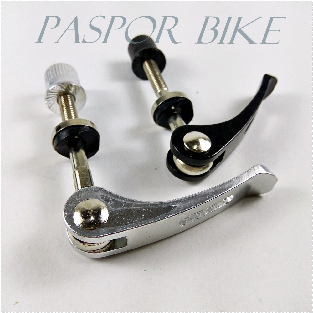 Seatclamp Jok Sadel Sepeda Jadul BMX Dll Model QR Silver Dan Hitam