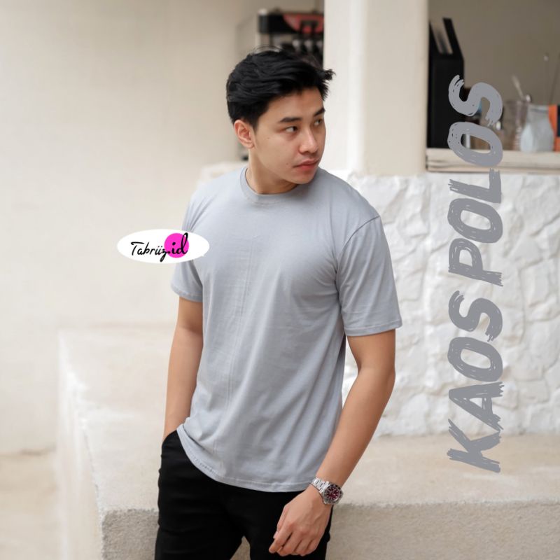 Kaos Polos Ligh Grey / Kaos Polos Ligh Grey / Kaos Polos Murah / Grosir Kaos Polos / Baju Murah / Ba