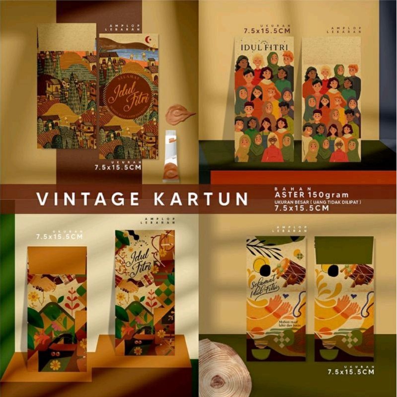 

Amplop Lebaran Besar (ALB) / Amplop Idul Fitri Estetik Aesthetic Premium (uang tidak dilipat) - termurah