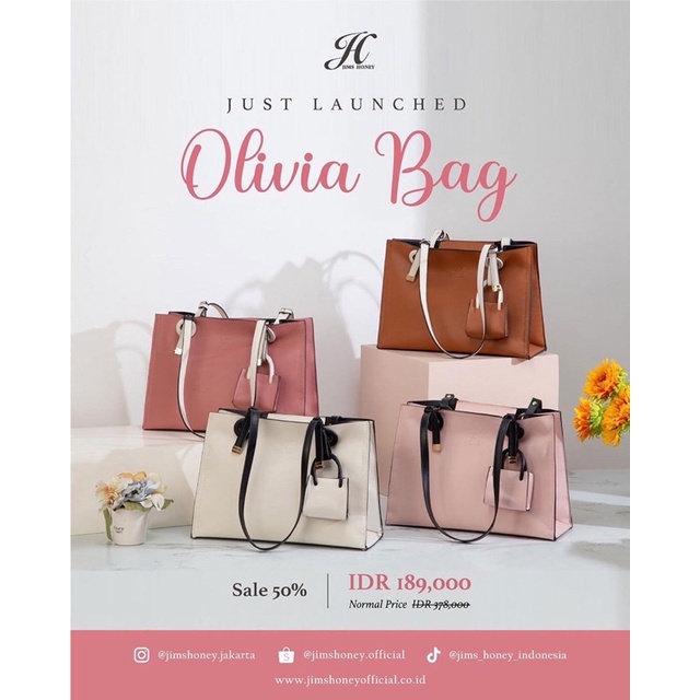 TAS BESAR OLIVIA JIMS HONEY