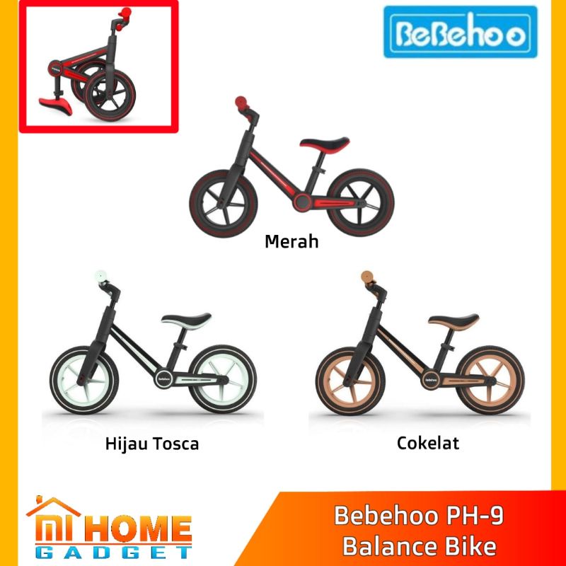 Bebehoo PH-9 Balance Bike - Sepeda anak lipat tanpa pedal