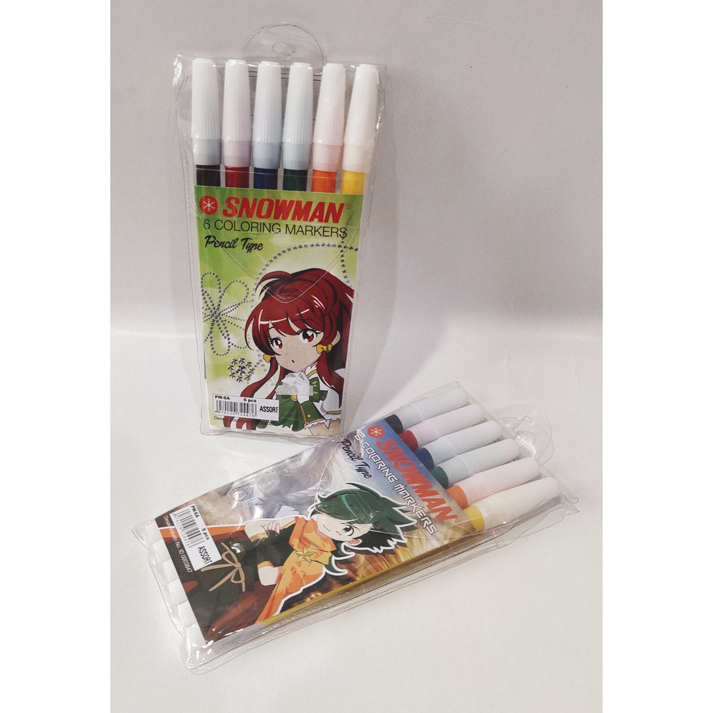 (SET) SPIDOL SNOWMAN MARKER KECIL 6W/MARKER KECIL 6W/PW-6A