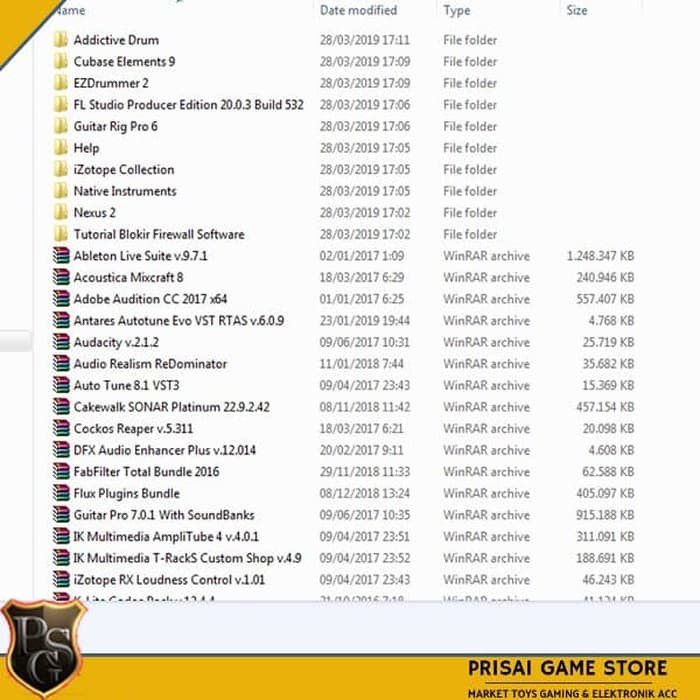 Flashdsik 16GB Paket Software Recording Studio one - FL Studio 20 -