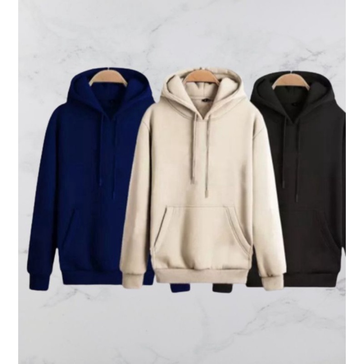 Hodiee Polos Terlaris Pria Wanita Original Jaket Sweater  Hodie Dewasa Remaja Premium Distro Ukuran 