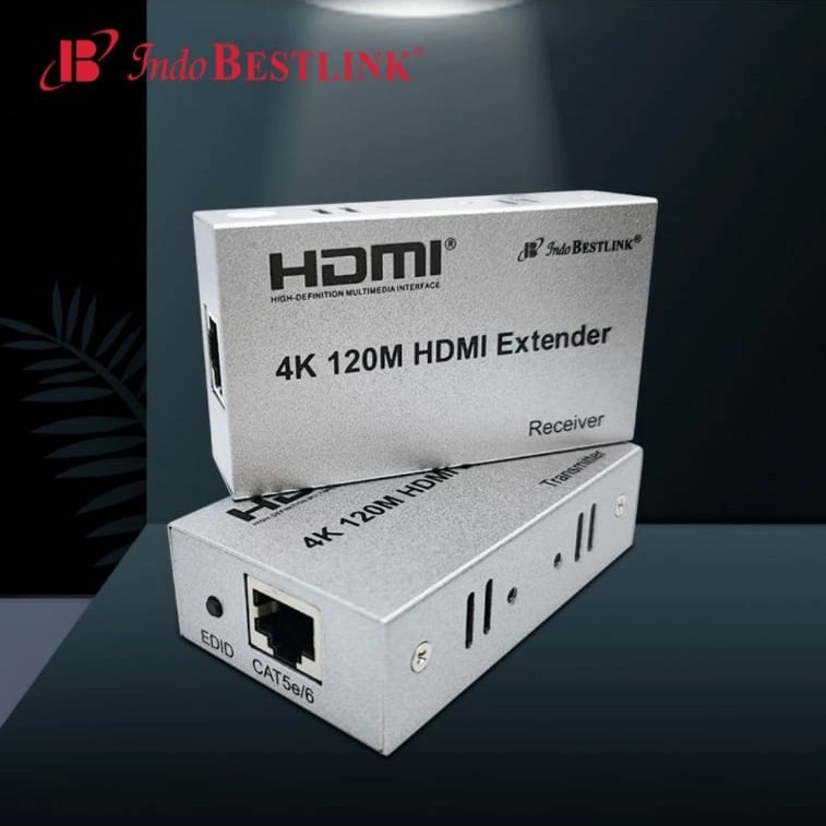 HDMI Extender 120Meter Over Kabel LAN Cat5 / Cat6