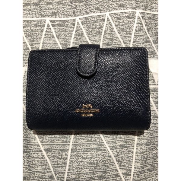 dompet coach original 100% warna navy