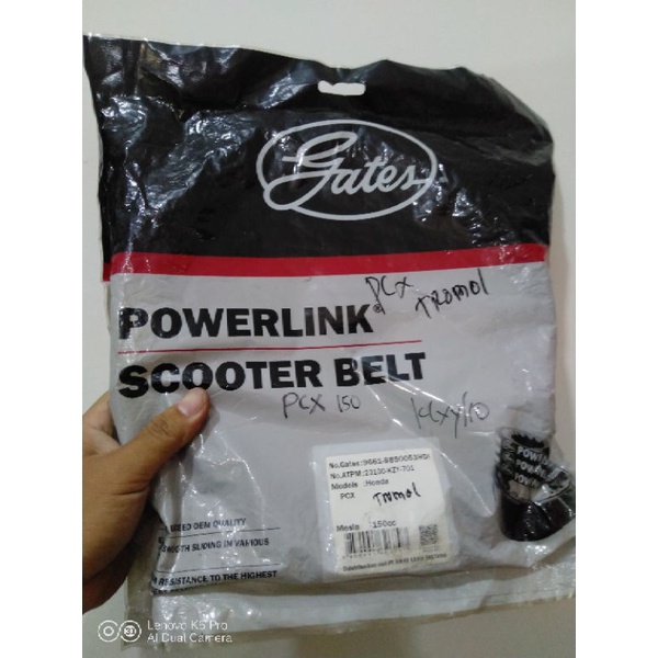 VBELT V-BELT VANBELT DRIVE BELT ORIGINAL GATES PCX150 THAILAND PCX 150 CBU KZY