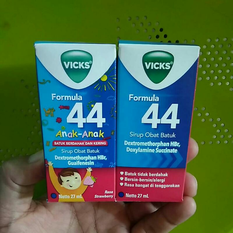 Vicks Formula 44 Sirup 27 ml (Obat Batuk Anak &amp; Dewasa)