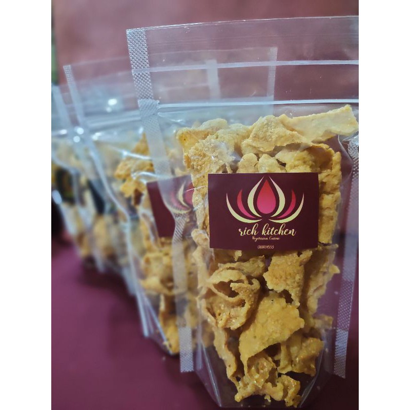 

Kerupuk Kulit Vegetarian rasa original