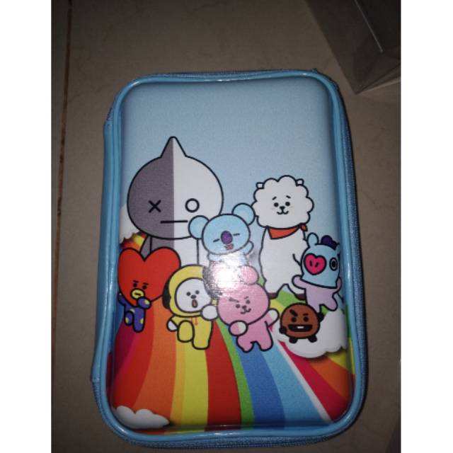 

KOTAK Pencil(Pencil Case) BTS bahan Halus
