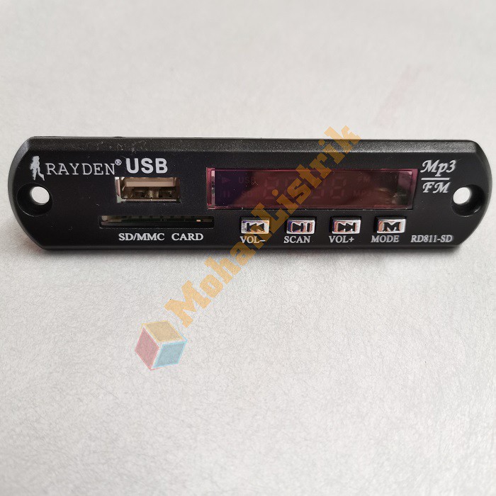 Modul Decoder RAYDEN MP3 FM USB SD Card Remote Audio Reader Kit