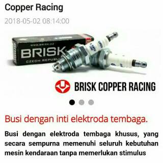  Busi  BRISK Copper Racing NAR14YC SupraX Grand Jupiter  Z  