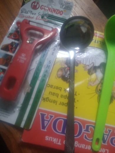 Sinduk Sayur Tebal Panjang / Centong Sayur Bahan Stainless Steel