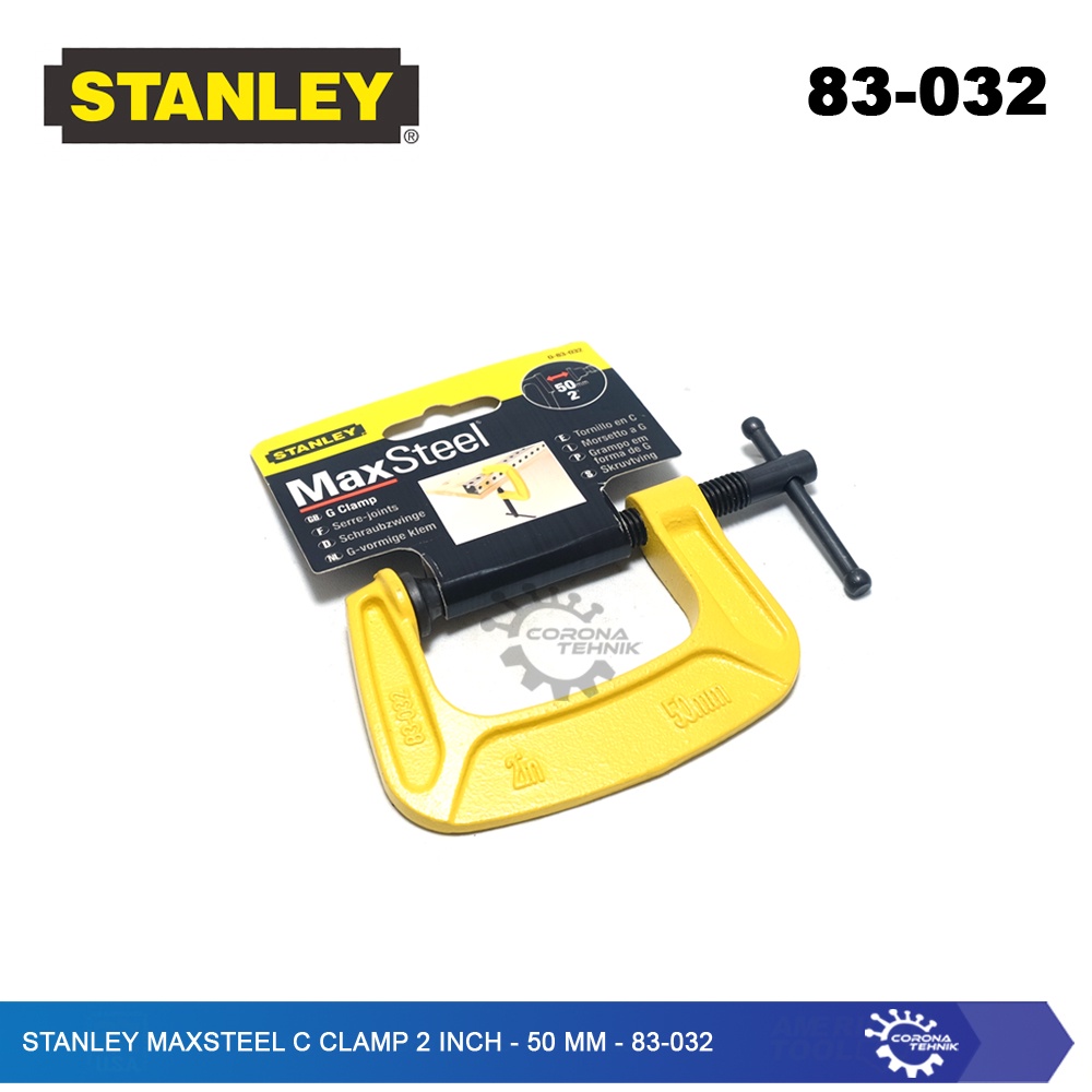 83-032 - Stanley MaxSteel C Clamp / G Clamp 2 Inch - 50 mm