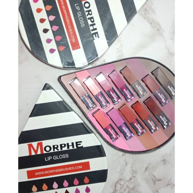 LIP GLOSS MORPHE LIP GLOSS MATTE WATERPROOF 12 WARNA