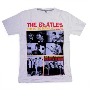 Kaos Combed The Beatles - Tokyo To Manila - Hijau - Distro Quality