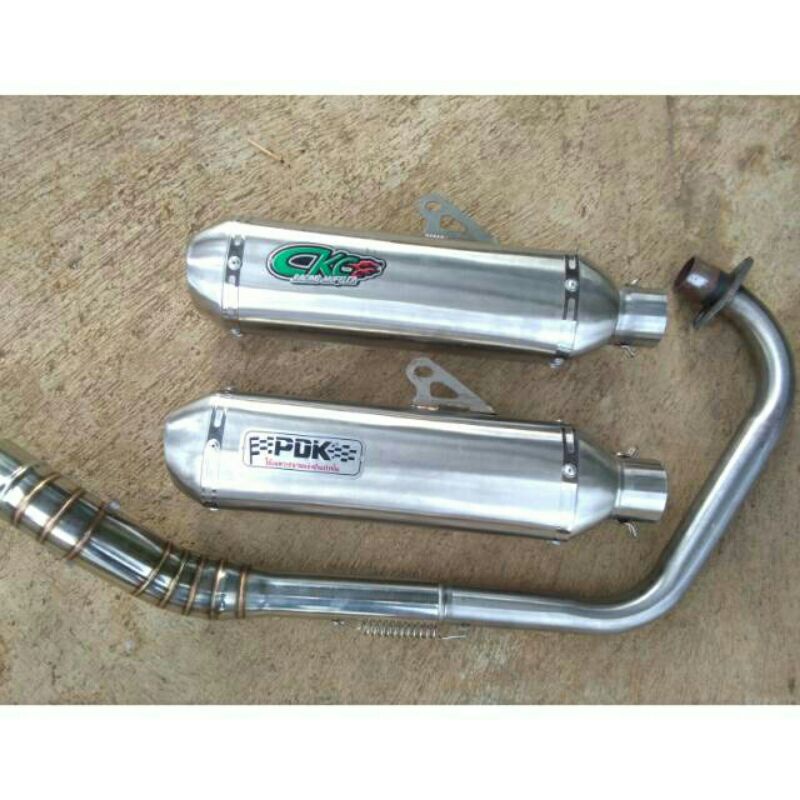 knalpot PDK kapsul stainless Tiger Mega pro GL pro CB clasik satria Fu fi Vixion