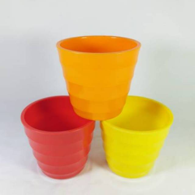 Vas Melamin Bulat / Vas Bunga Mini/ Vas Melamin Mini / Vas Bunga Bulat