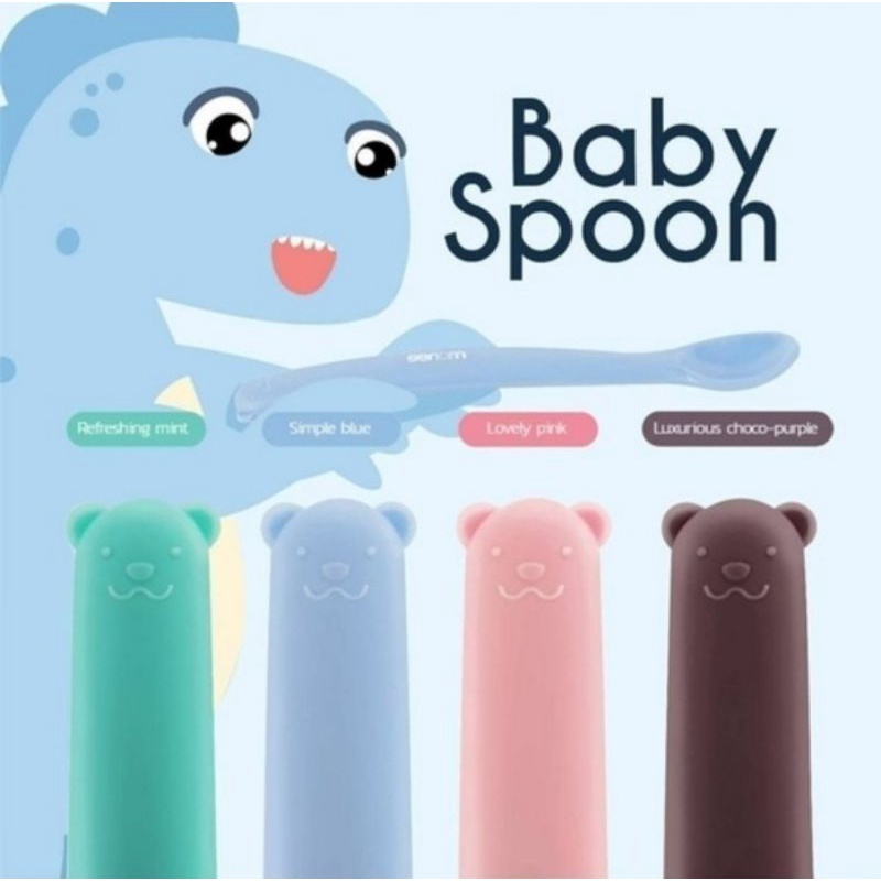 Monee Silicone Baby Spoon/Sendok Makan Bayi Silikon Monee