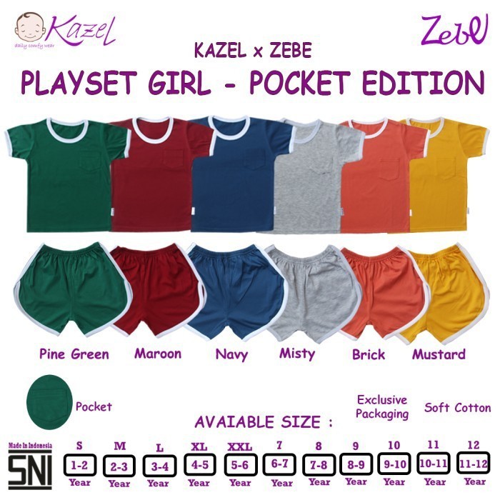 ZEBE - Play Set Girl Pocket Edition