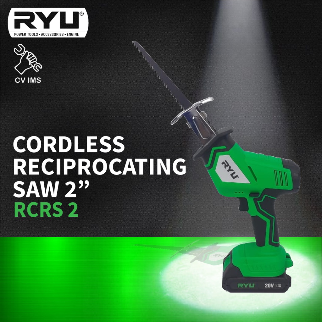 Mesin Pemotong Dahan Cordless Reciprocating 2" RYU