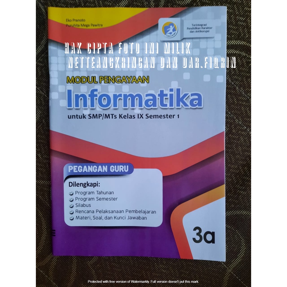 Buku Pegangan Guru SMP K13 Informatika Semester 1 kelas 7 8 9 Revisi 2018 Kartika-2