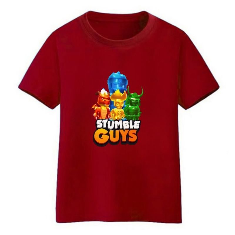 Baju Stumble guys Anak Kaos Stumble guys Anak/Remaja/Dewasa Ukuran S.M.L.XL.2XL.3XL.4XL.5XL