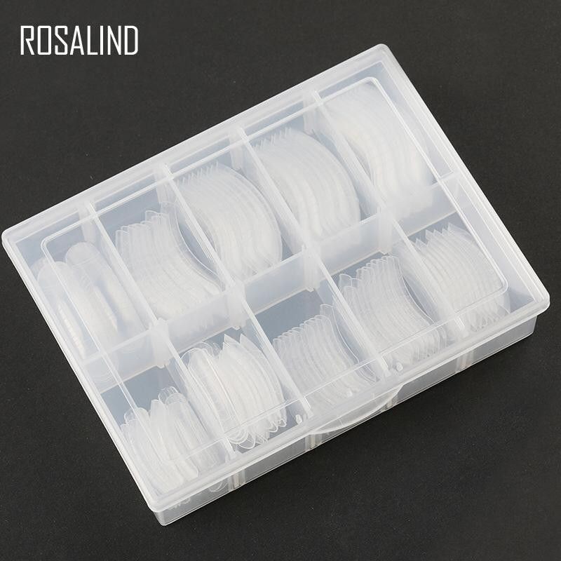 ROSALIND Poly Gel False Nails untuk Nail Art Transparent Extension Builder