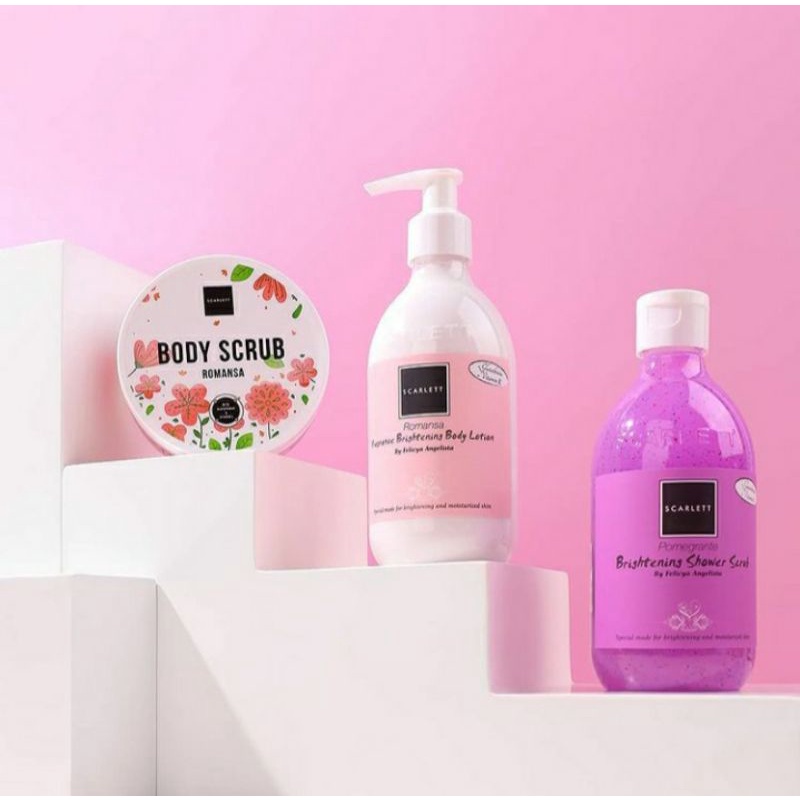 PAKET SCARLETT 3 in 1 ORI, TRIPLE COMBO BODY CARE