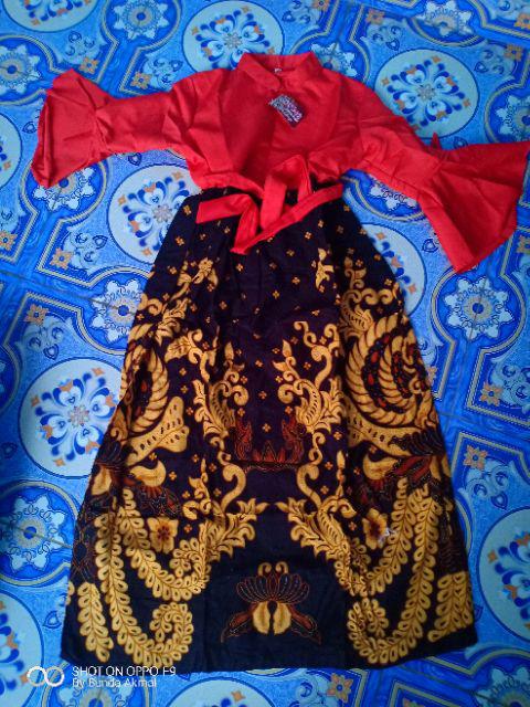 Gamis Batik Anak Usia 10-13th Couple Keluarga