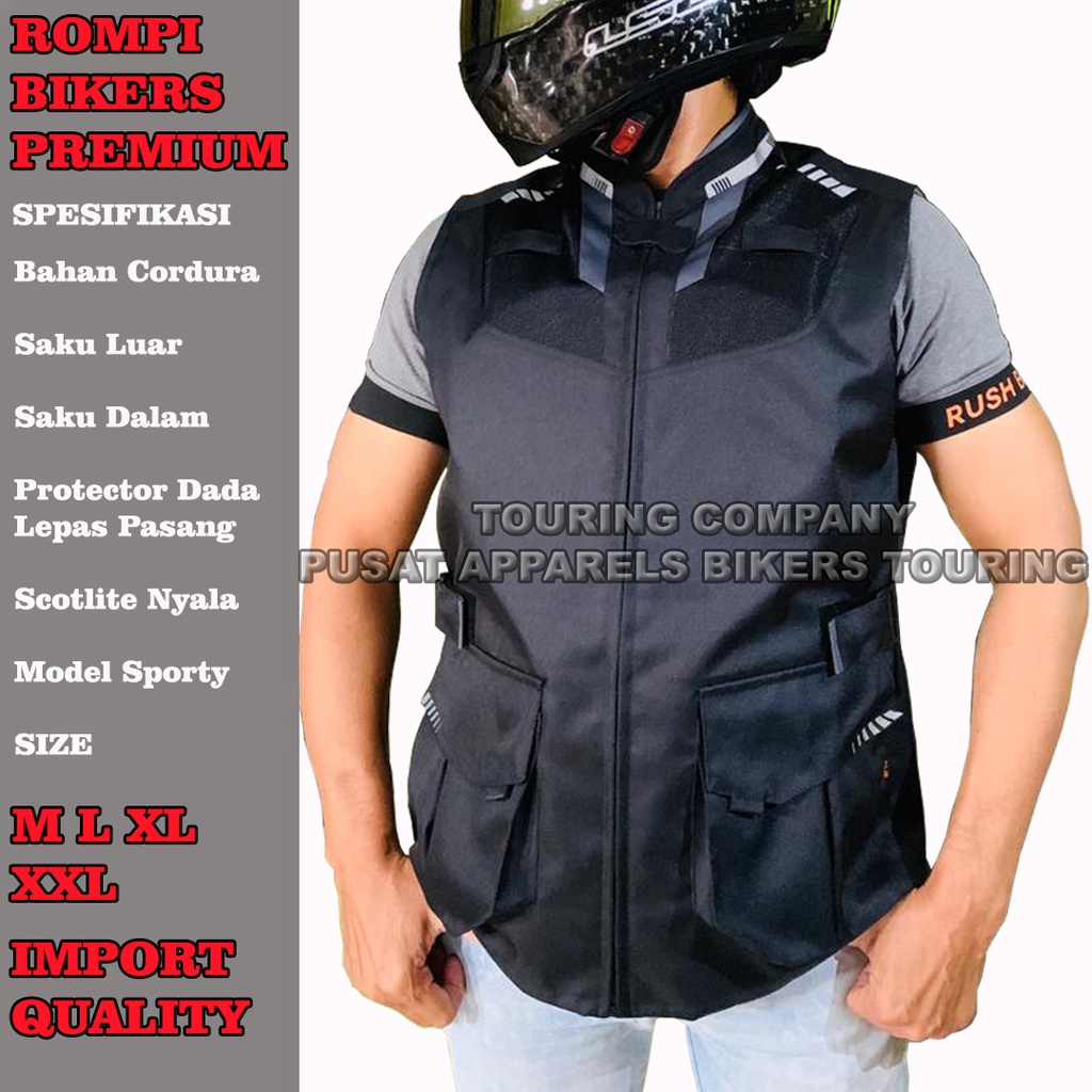 Jual Rompi Bikers Touring Adventure Rompi Touring Rompi Motor Touring Rompi Motor Anti