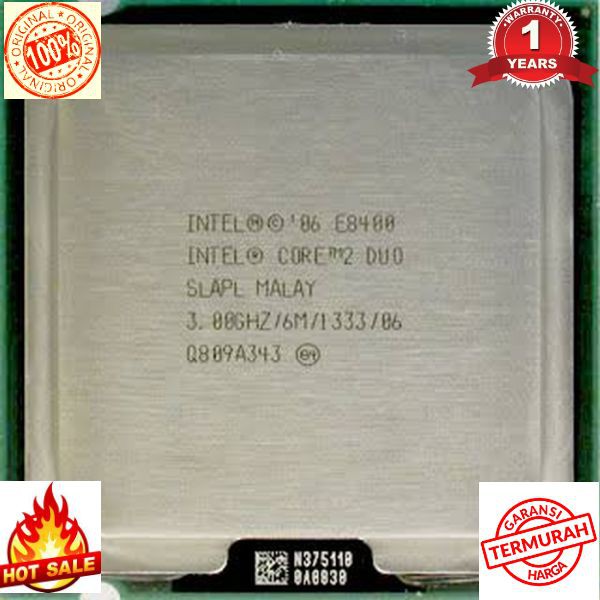 Terlaris Paket MURAH 2/CORE2 DUO E8400 (3.0 GHZ)/RAM 2GB/HDD 160GB