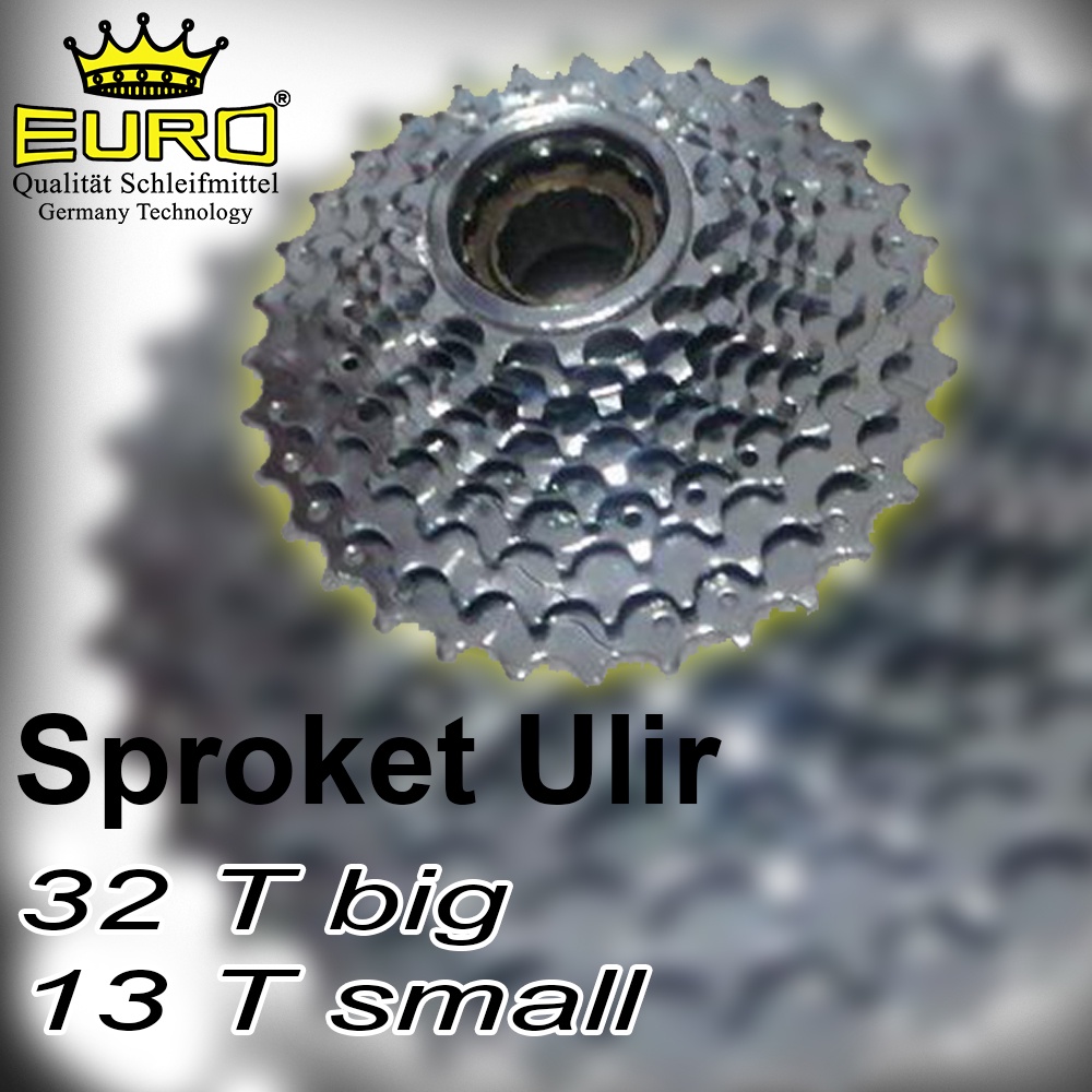 Sproket sepeda 9 speed ulir 32 T