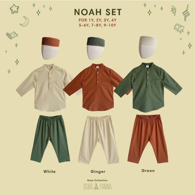 BOHOPANNA - NOAH SET - RAYA COLLECTION