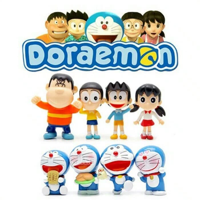 MOMBABY1 Figure Set Doraemon Stand By Me / Topper Cake Kue Doraemon Stand By Me