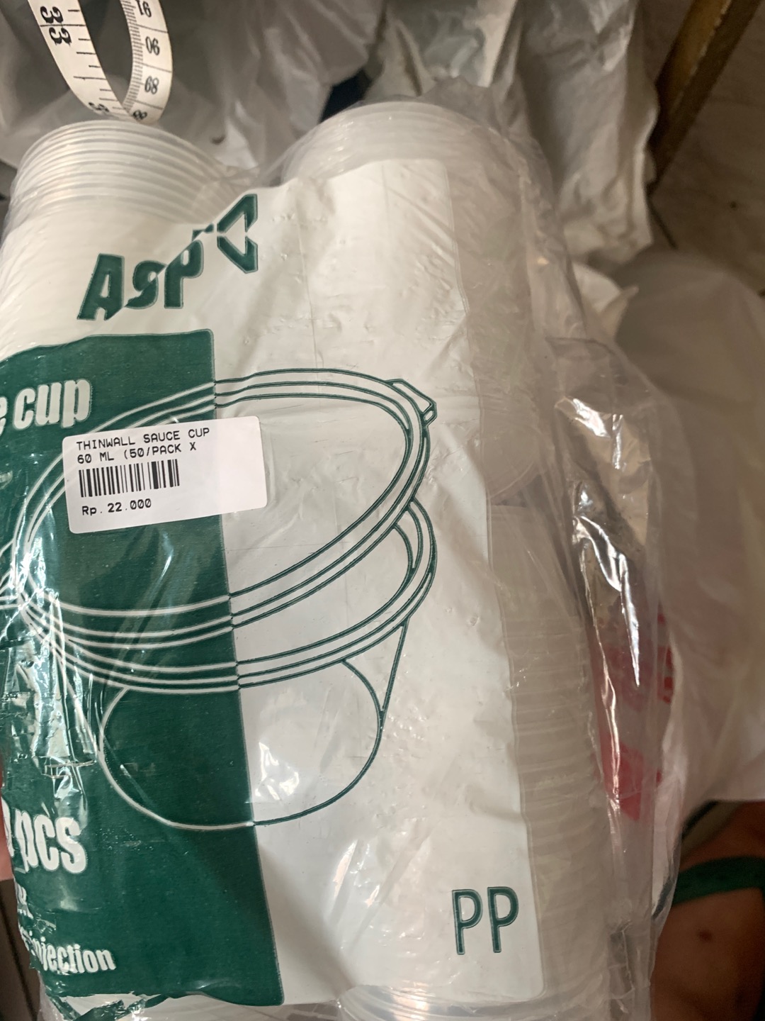 Thinwall Sauce Cup 60 Ml ( 50 Pcs )