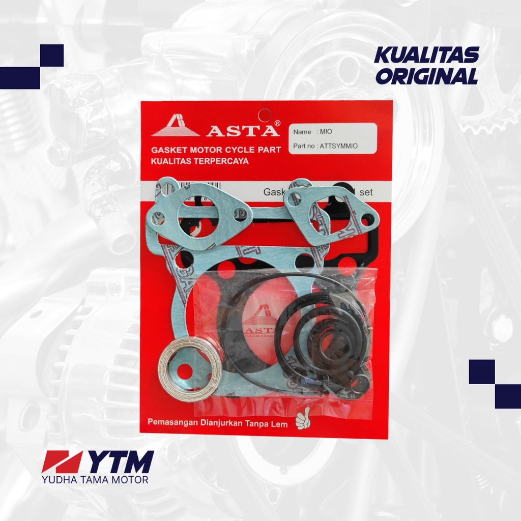 PAKING GASKET TOPSET TOP SET MIO SPORTY SMILE SOUL FINO ASTA KUALITAS ORIGINAL