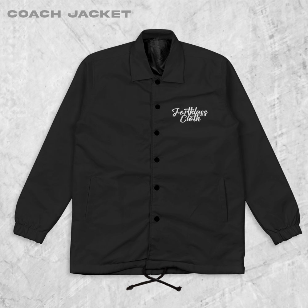 Fortglass Sukuna Coach Jaket Pria Outwear Unisex Parasut