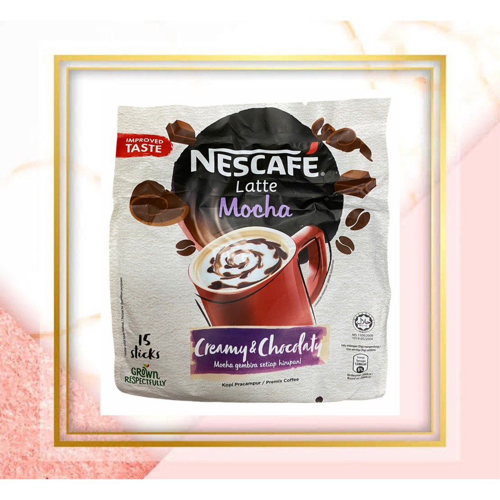 

Nescafe Latte Mocha Creamy & Chocolate Kopi Pracampur/ Premix Coffee