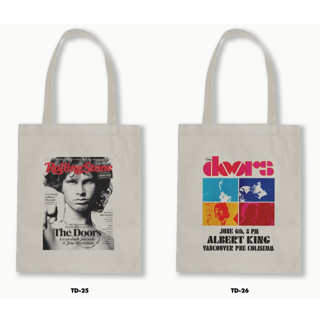 TOTE BAG BLACU - THE DOORS 02