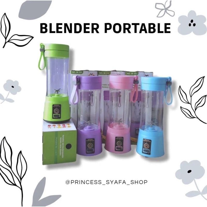 Blender Portable 6 Mata Pisau