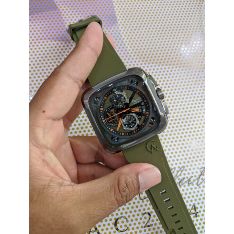 jam tangan pria original Alexandre christie terbaru AC 6577 MC